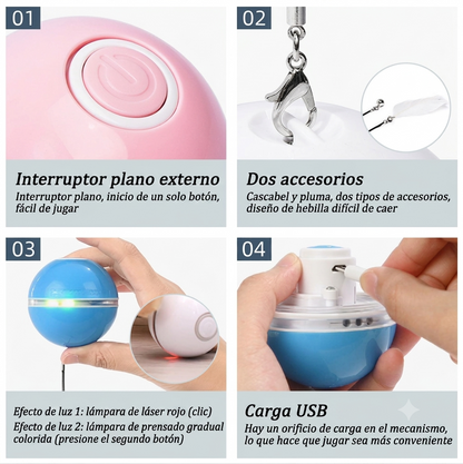 Pelota Interactiva Inteligente Pro (6cm) - Movimiento Autónomo