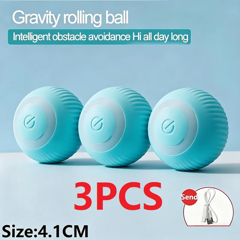 Interactive Automatic Electric Cat Ball Toy for Indoor Entertainment - Model MWJ01