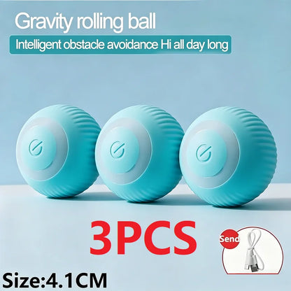 Interactive Automatic Electric Cat Ball Toy for Indoor Entertainment - Model MWJ01