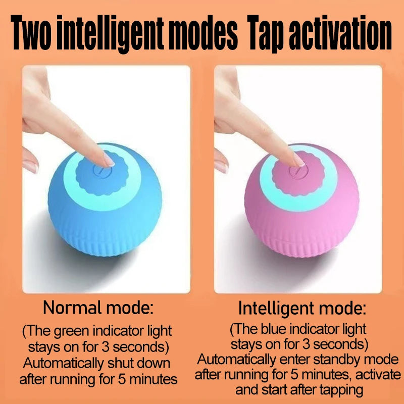 Interactive Automatic Electric Cat Ball Toy for Indoor Entertainment - Model MWJ01