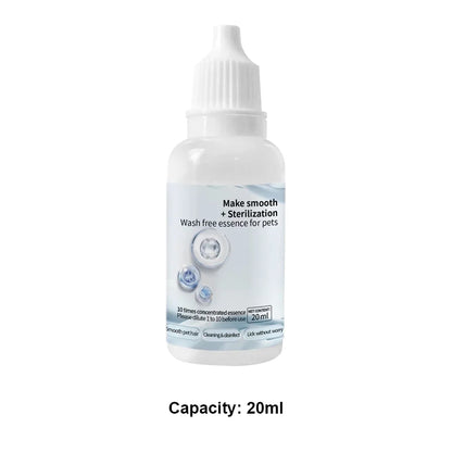 Cat and Dog Grooming Essence: 3-5 Pieces Steam Brush Wash-Free Hair Serum for Effective Pet Cleaning and Depilation