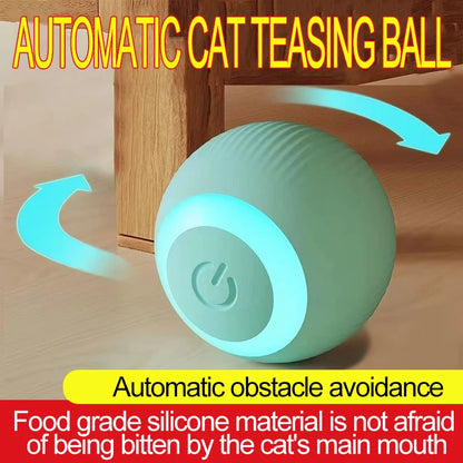 Interactive Automatic Electric Cat Ball Toy for Indoor Entertainment - Model MWJ01