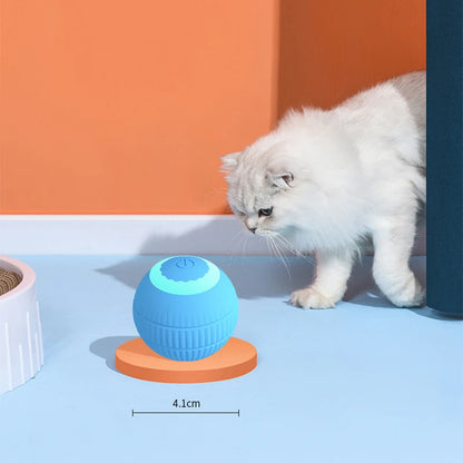 Interactive Automatic Electric Cat Ball Toy for Indoor Entertainment - Model MWJ01
