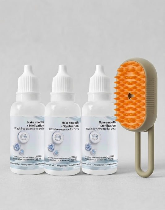 Pro-Groomer™ Professional Brush + Free Pack of 3 Essences